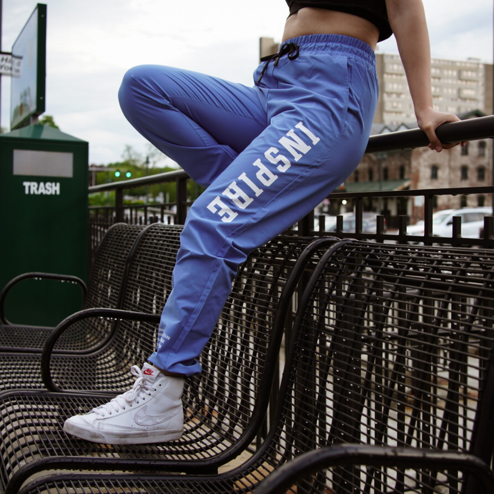 THE INSPIRE TROUSERS // CEIL BLUE