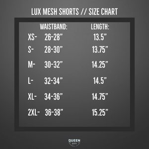 LUX MESH SHORTS // CRACKLES